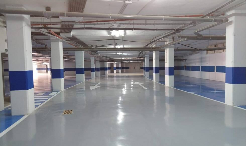 hormigón impreso garajes y parkings